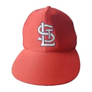 St Louis Cardinals Hat Mesh Snapback M/L Trucker Baseball Cap Red MLB Adjustable